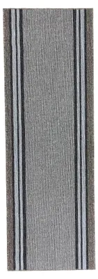 Teppichläufer 67x500 cm, rutschfest, waschbar, taupe