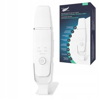 Zdjęcie produktu dla Peeling kawitacyjny bezprzewodowy EMS ION ultradźwięki oczyszczanie twarzy