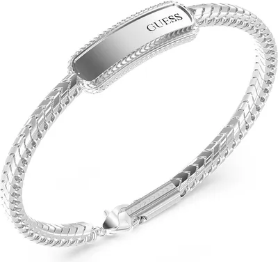 Produktbild von Armbanden   Mit Platte Guess Silber   Kollektion  - mann