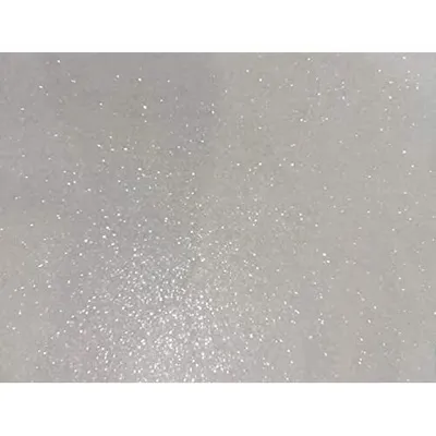 Obrázok produktu pre Filc 1 mm 30 x 40 cm jemný trblietavý biely