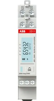 Produktbild von D11 15-M 40 Wechselstromzähler 40A, MID, 1DO+1DI
