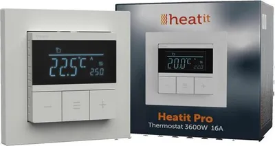 Produktbild von Pro Thermostat Weiß RAL9003 für Heizung