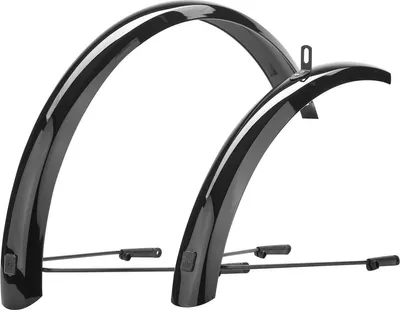 Produktbild von SKS Bluemels Basic Schutzblechset 20' 53mm, schwarz, 2-teilig (1 Set)