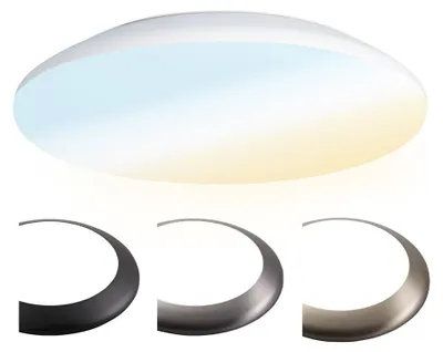 Image de HOFTRONIC - Plafonnier LED 25W 2600lm IP65 Blanc CCT réglable