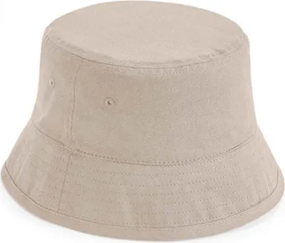 Immagine prodotto di Cappello a secchiello in cotone organico Beechfield B90NB | Junior Cotone organico - Colore: Sabbia - Taglia: S/M