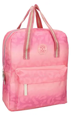 Imagen del producto de Mochila "Milky Kiss" para el colegio, color rosa, con diseño moderno que evoca amor y alegría