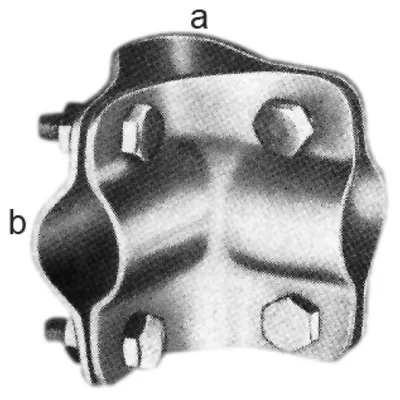 Produktbild von LISTER Eckschelle verzinkt 2" x 2"