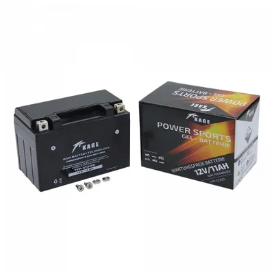 Immagine prodotto di Batteria al gel Kage YTX12A, 12 V 11 Ah, polo positivo sinistro, DIN 51013