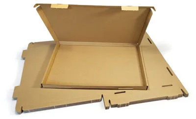 Produktbild von 10 Großbriefkartons DHL Kartons Post Großbrief Briefsendung 350 x 250 x 20 mm ( GB 2 ) Braun