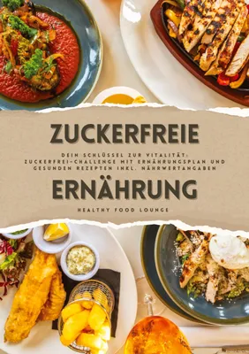 Produktbild von Zuckerfreie Ernährung: Dein Schlüssel zur Vitalität (Guide: Zuckerfrei-Challenge mit Ernährungsplan und gesunden Rezepten inkl. Nährwertangaben)