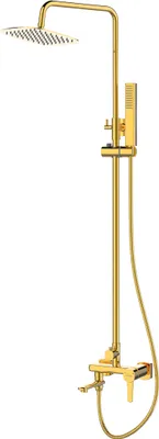Produktbild von BADLAND Duschsäule GLAMOUR Duschsystem, Brausegarnitur in Gold