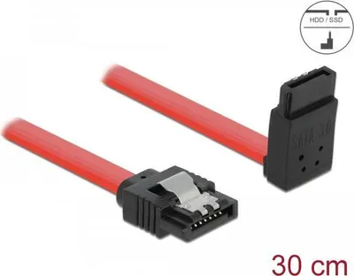 Image de DELOCK SATA Kabel SATA 7pin -> SATA 7pin gew. St/St 0.30m