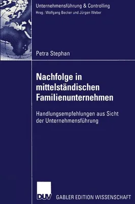 Obrázok produktu pre Nachfolge in mittelständischen Familienunternehmen
