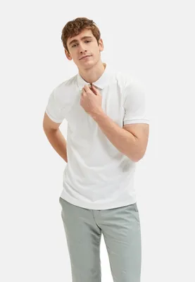 Image de Selected Homme Poloshirt Fave Kurzarmshirt