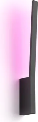 Image de Philips Hue White&Col. Amb. Liane Applique murale noire 900lm