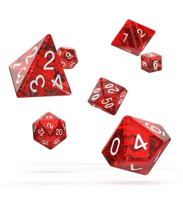 Produktbild von Oakie Doakie Dice Würfel RPG-Set Speckled - Rot (7)