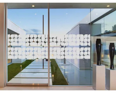 Immagine prodotto di Pellicola oscurante per finestre – DESIGN – Pellicola autoadesiva per finestre e porte della doccia – 55 x 185 cm