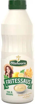 Produktbild von Oliehoorn Fritessaus 750 ml – Cremige klassische Sauce für Pommes & Snacks