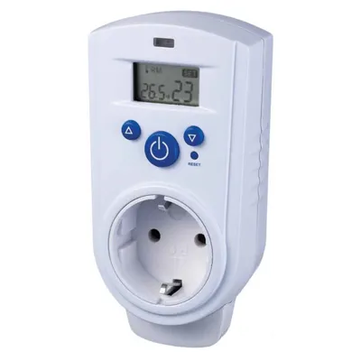 Obrázek produktu pro Zásuvkový termostat ChiliTec ST-35 digi max. 3500W, 5-30°C, ON/OFF/AUTO, 230V