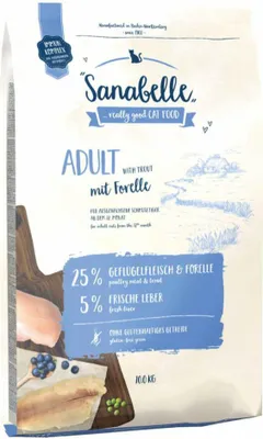 Image de Nourriture sèche pour chats Sanabelle Adult truite 10 kg