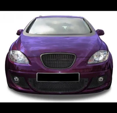 Immagine prodotto di Griglia anteriore sportiva, colore nero, per Seat Leon II (1P), Altea (5P) e Toledo III (5P)