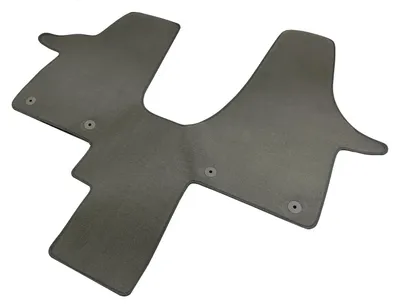 Imagen del producto de Alfombrillas para VW T5, 2 T6 Multivan, California, modelo Beach, de tela, color gris
