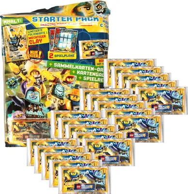 Produktbild von LEGO Nexo Knights 2 - Trading Cards - 1 Starter + 20 Booster - Deutsch