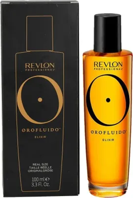 Produktbild von Revlon Orofluido Original Elixir, Haaröl, 100 ml, Frauen, Alle Haare, Ernährung, Glanz, Glättend, Weichmachend, Flasche