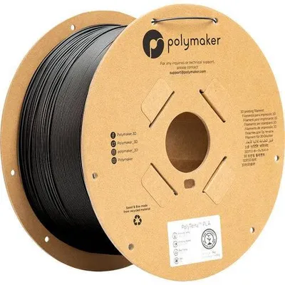 Immagine prodotto di Filamento PLA, diametro 1,75 mm, colore nero carbone, confezione da 3 kg