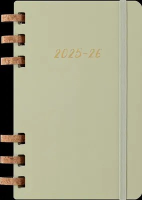Produktbild von Moleskine 12 Monate Studienplaner mit Spiralbindung 2026, L/A5, Fester Einband, Kiwi