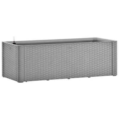 Produktbild von Garten-Hochbeet mit Selbstbewässerungssystem Grau 100x43x33 cm