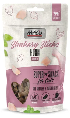 Produktbild von Mac's Shakery Sticks Huhn 50g getreidefreier Snack für Katzen