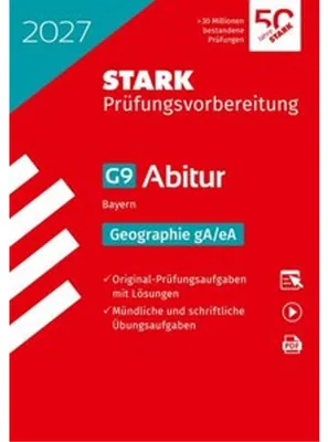 Produktbild von STARK Geographie gA/eA - Abitur 2027 Bayern - Prüfungsvorbereitung