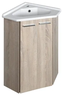 Produktbild von Aqualine ZOJA Eck-Unterschrank 39x74x39cm, Platineiche