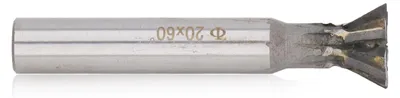 Obrázek produktu pro karbidová fréza s drážkou 60 stupňů 20 mm 6 drážek Drážkovací fréza s rovnou stopkou
