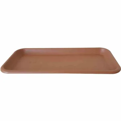 Image de Siena Garden 239-701MP Dessous de plat rectangulaire 97 cm terra pour bac 100cm, terracotta