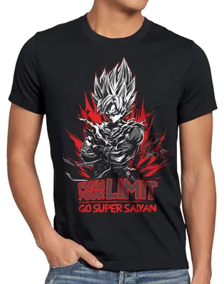 Produktbild von style3 Push your Limit Herren T-Shirt roshi gt z roshi son-goku dragon