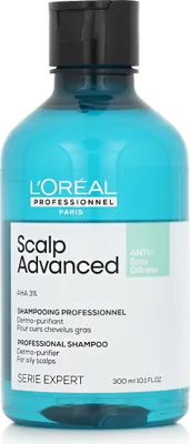 Obrázok produktu pre L´Oréal Professionnel Scalp Advanced Anti-Oiliness Shampoo čistiaci šampón pre mastnú pokožku hlavy 300 ml