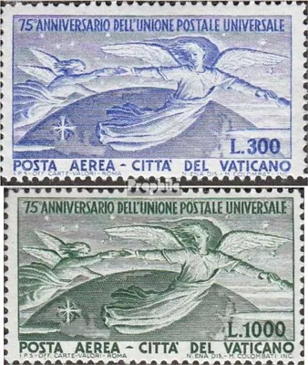 Produktbild von Briefmarken Vatikanstadt 1949 Mi 161-162 (kompl.Ausg.) postfrisch Weltpostverein