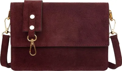 Produktbild von Vezze Frena: Kleine Bordeaux Wildledertasche
