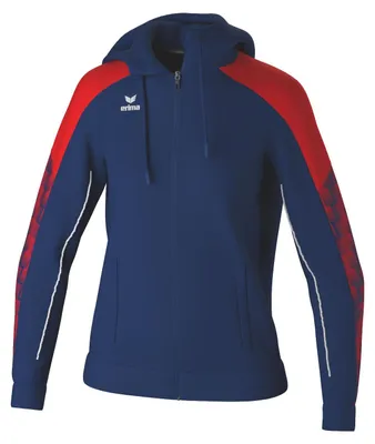 Produktbild von Erima Evo Star Trainingsjacke mit Kapuze New Navy/Rot - 34
