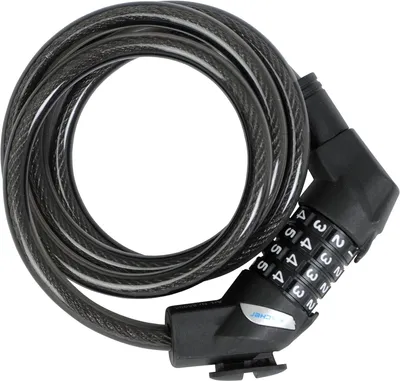 Immagine prodotto di FISCHER 85906 FISCHER lucchetto per bicicletta a cavo, lunghezza: 1.200 mm, nero