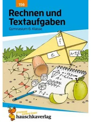 Produktbild von Rechnen und Textaufgaben - Gymnasium 6. Klasse, A5- Heft
