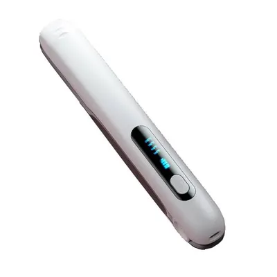 Imagen del producto de Varilla rizadora USB inalámbrica para carga – Para una versatilidad extrema y un peinado sin esfuerzo, color blanco