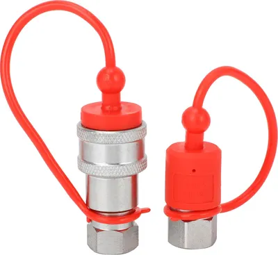Image de Raccord rapide hydraulique en acier trempé avec connecteurs NPT 1/4" pour ISO5675