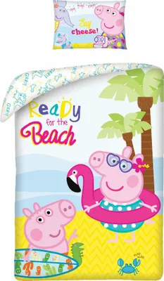Produktbild von Baumwollbettwäsche 140x200 PEPPA PIG Märchen