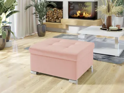 Obrázek produktu pro Taburetka do obýváku NELLI 1 - světlá růžová
