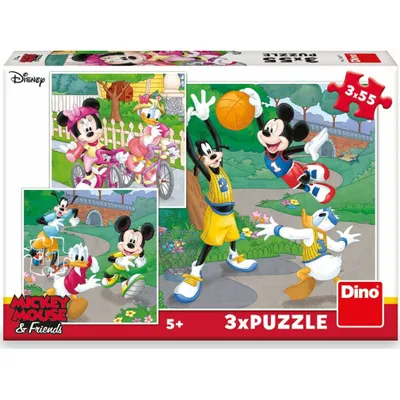 Immagine prodotto di DINO Puzzle Topolino e amici 3x55 pezzi