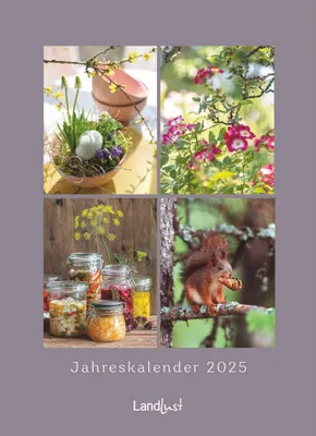 Produktbild von Landlust: Jahreskalender 2025 Wand-Kalender - Poster-Kalender - Fotografie - Gartenkalender 45x62