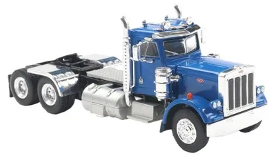 Produktbild von Brekina LKW Peterbilt 359 kurze Sattelzugmaschine, blau 85720